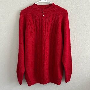 Miranda mock neck women’s sweater large
